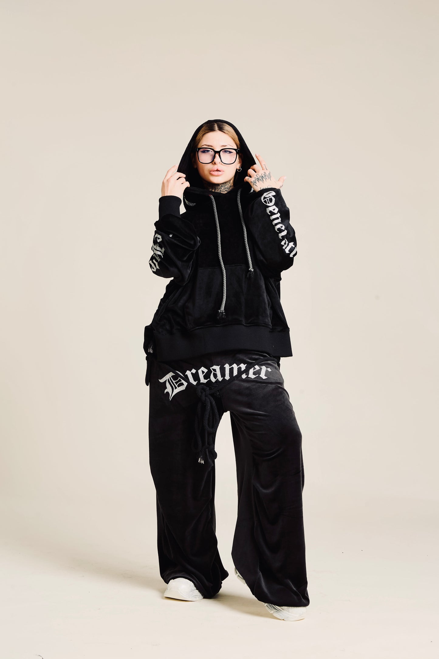 Velvet hoodie