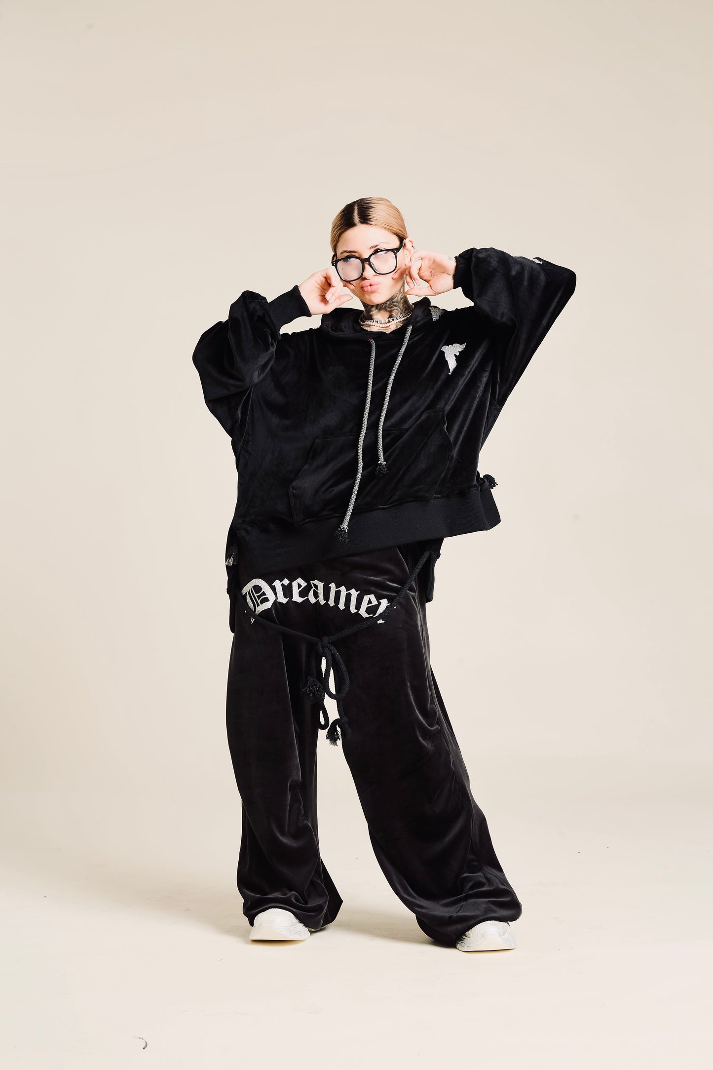 Velvet hoodie