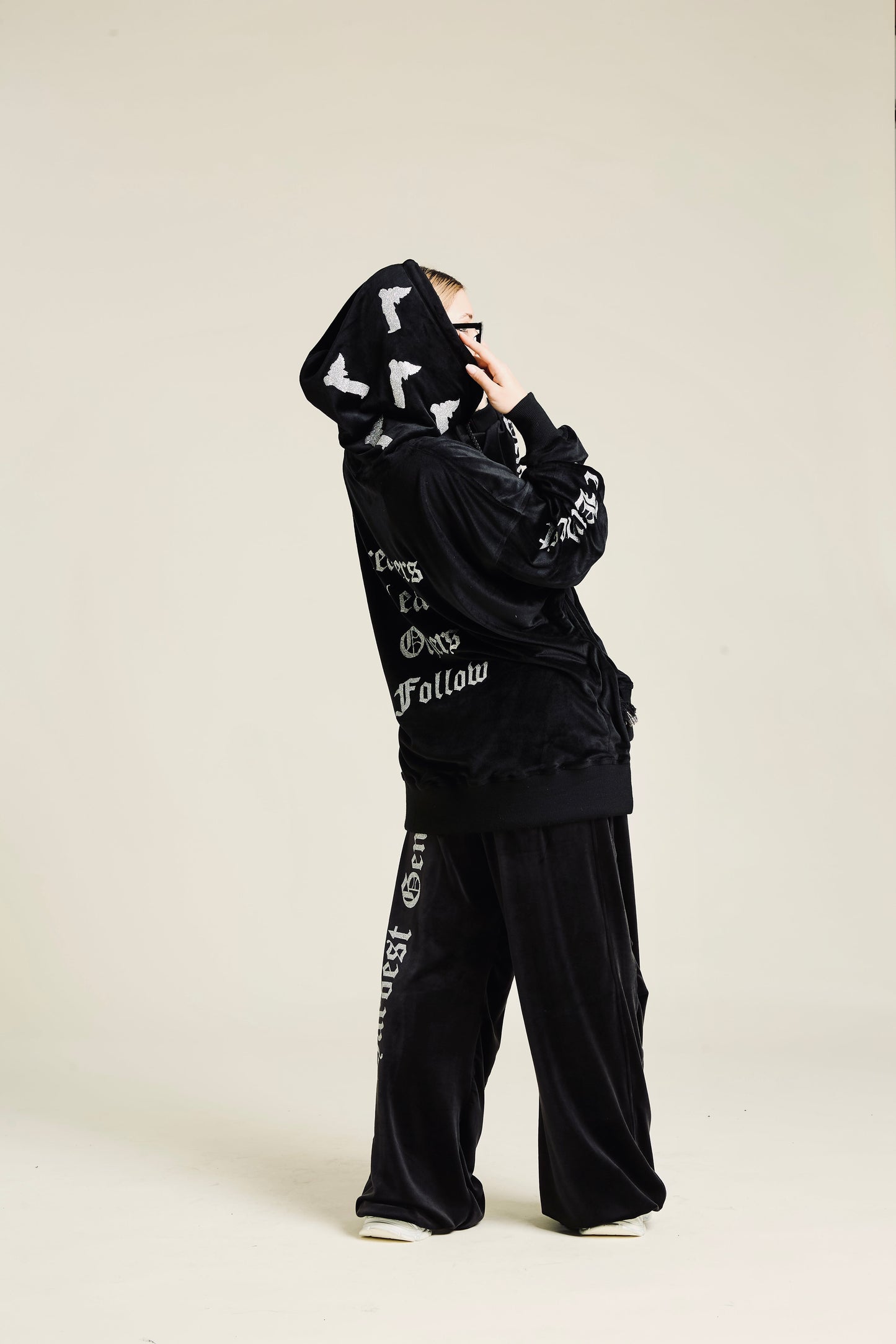 Velvet hoodie