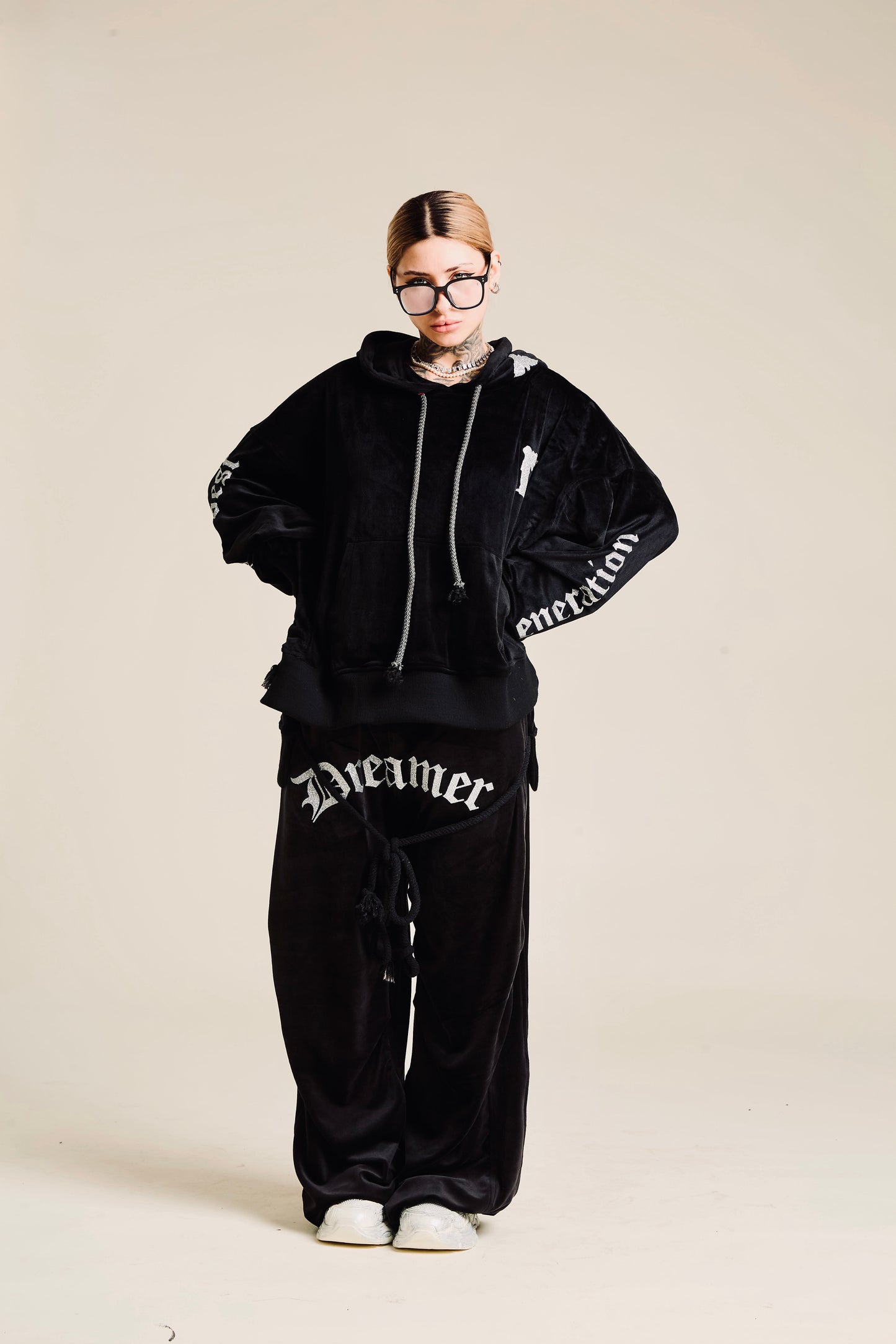 Velvet hoodie