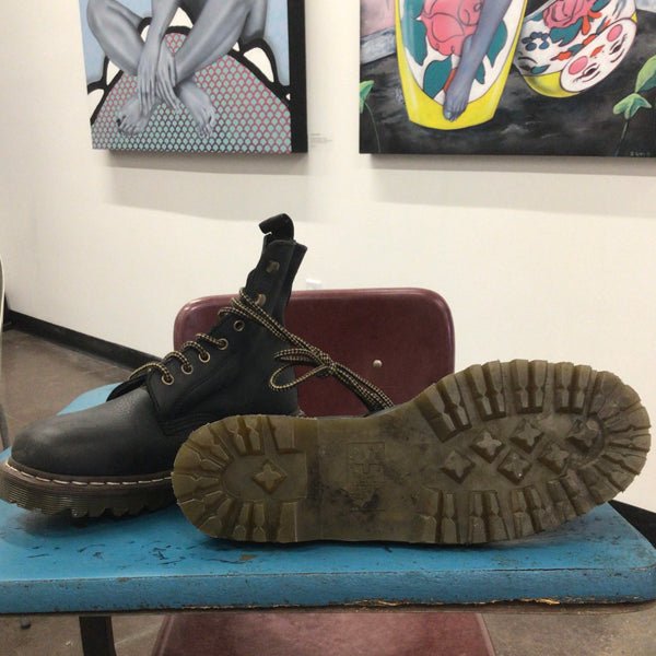 1460 - Doc Martens - Navy Smooth - 8 Grommet Boot - 90's - nedsmelrose