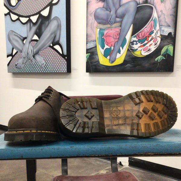 Doc Martens - Rounded Toe - Lace up - Oxford Shoe - 90's - nedsmelrose