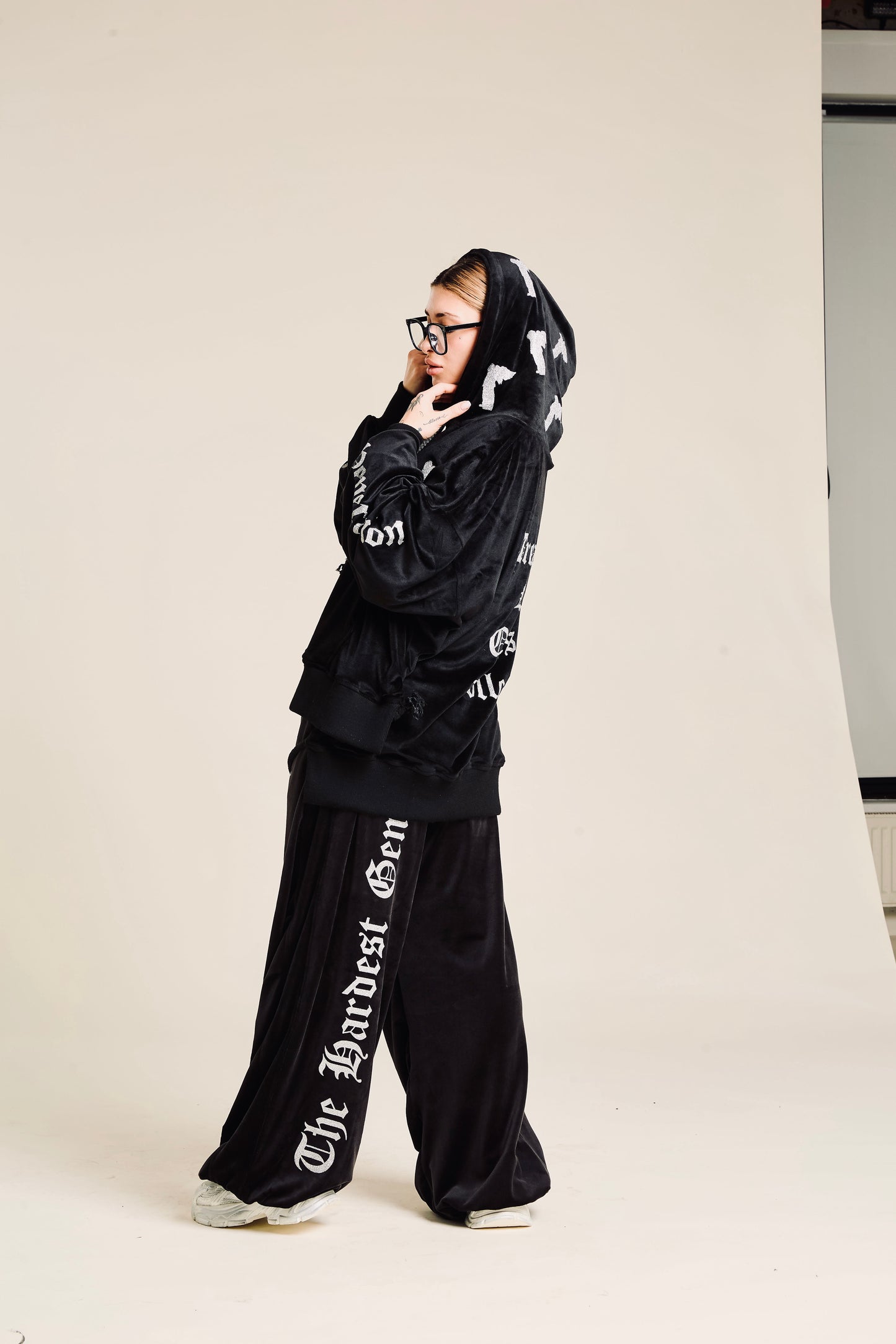 Velvet sweatpants