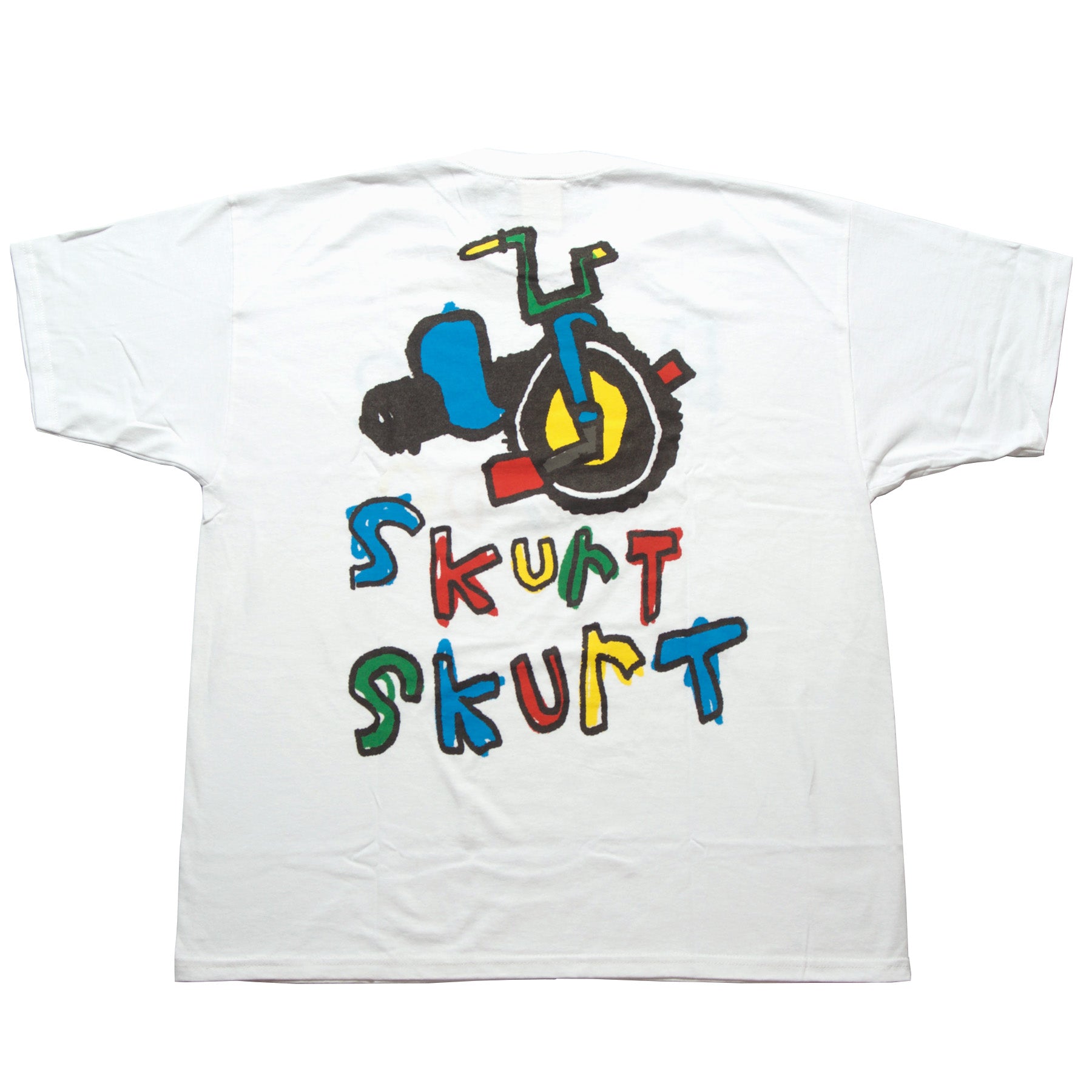 AfterSchoolSpecial - Skurt Skurt - Tshirt - Back - White - B2SS - Neds Melrose