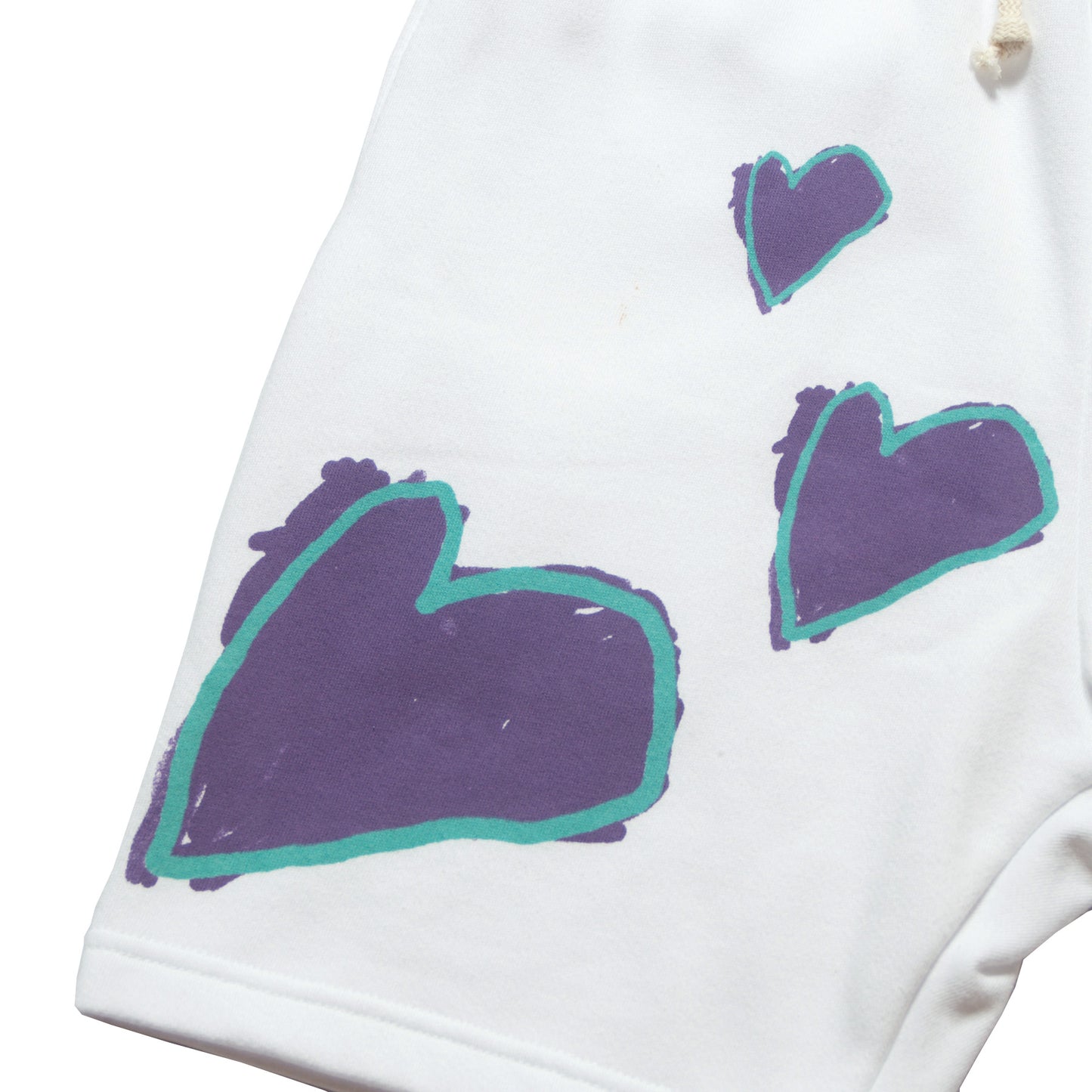 Happy-Hearts-Shorts-White-Purple-Neds-Melrsose