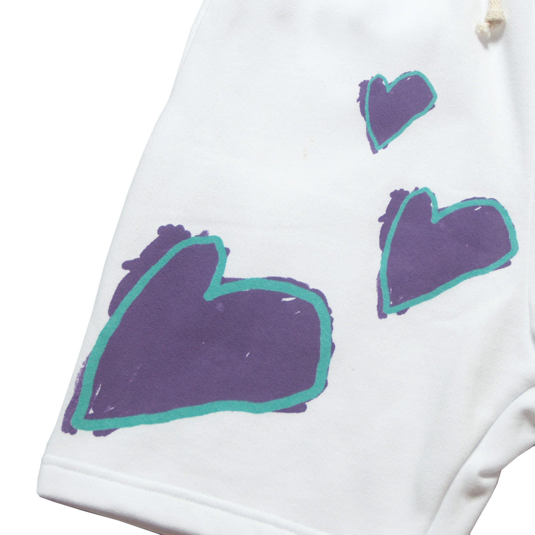 Happy-Hearts-Shorts-White-Purple-Neds-Melrsose