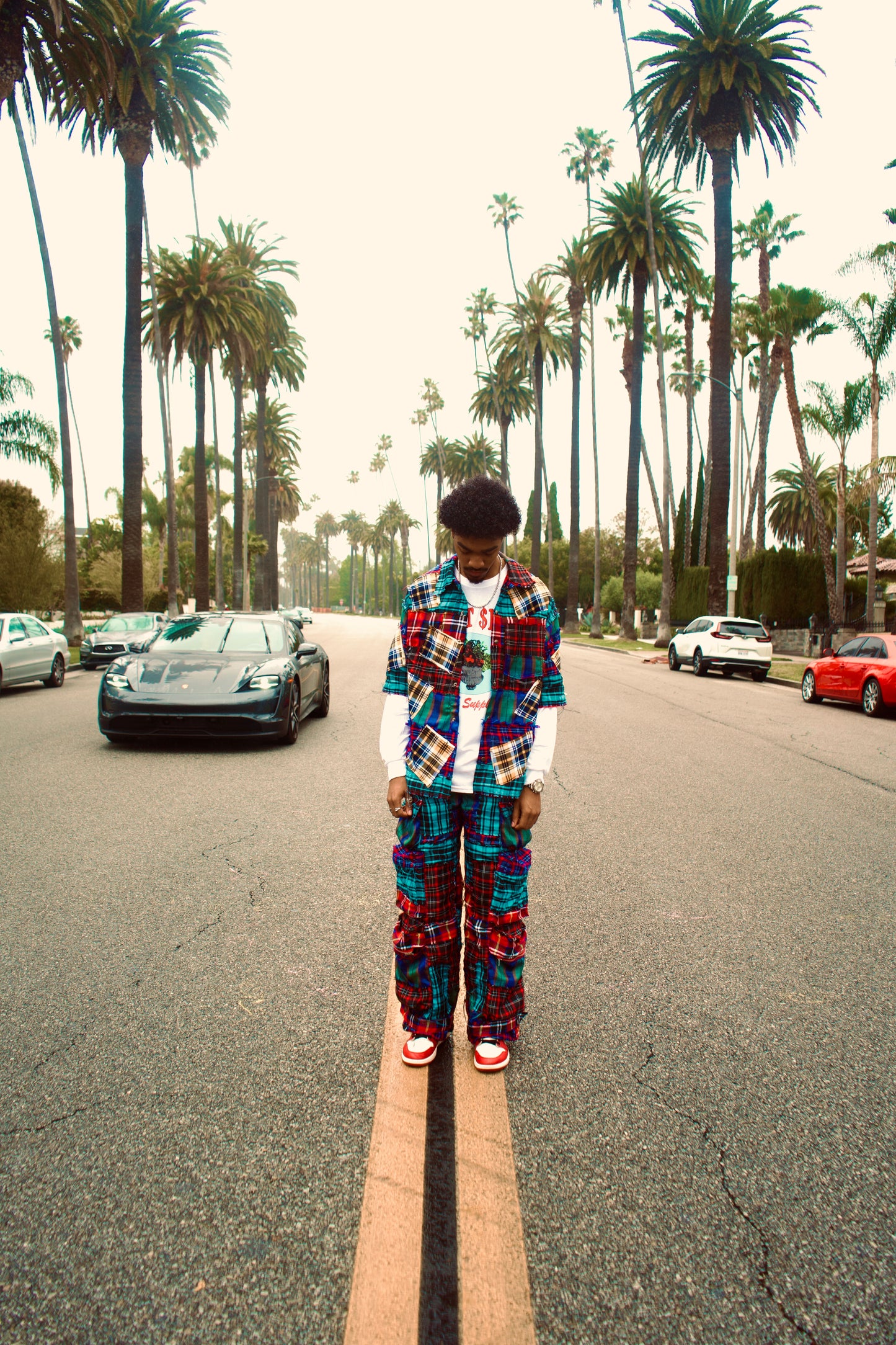 Checkered pants