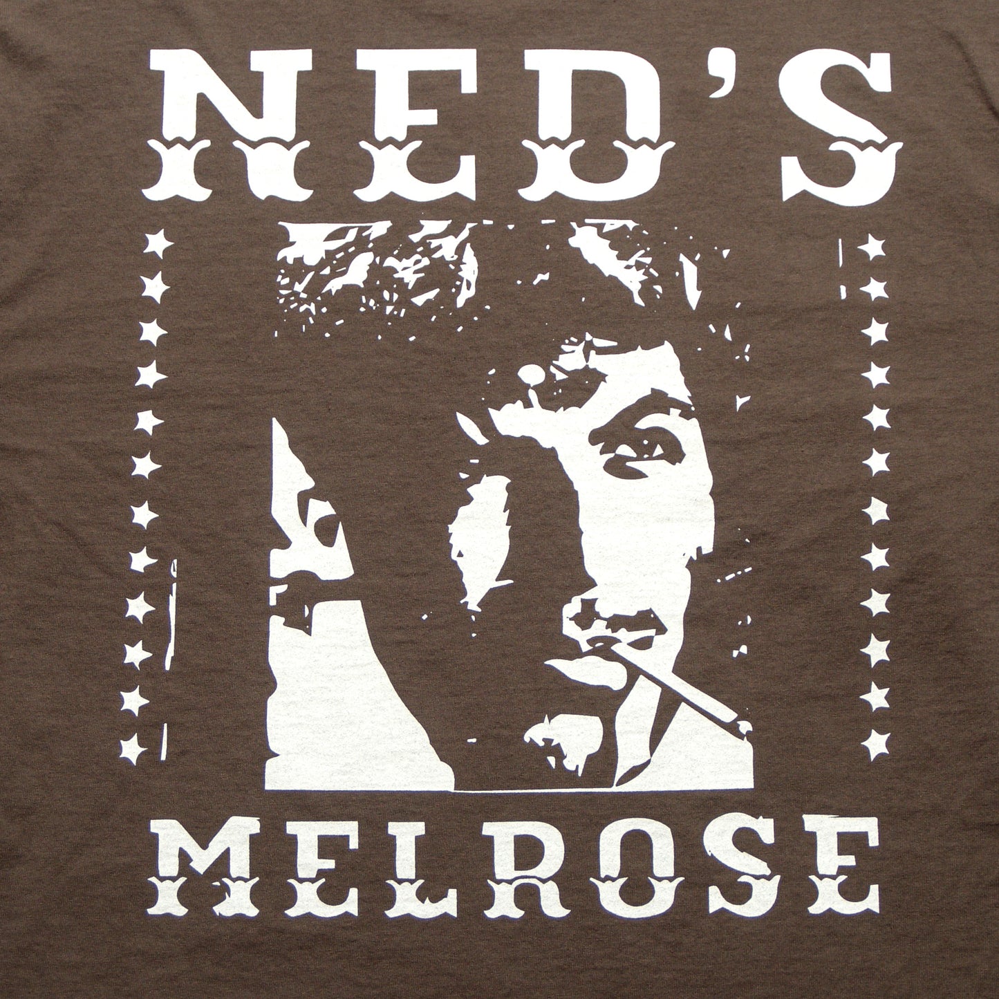 Neds Melrose - Prosperity - T-shirt - Mocha — Back - Drop Shoulder - Streetwear