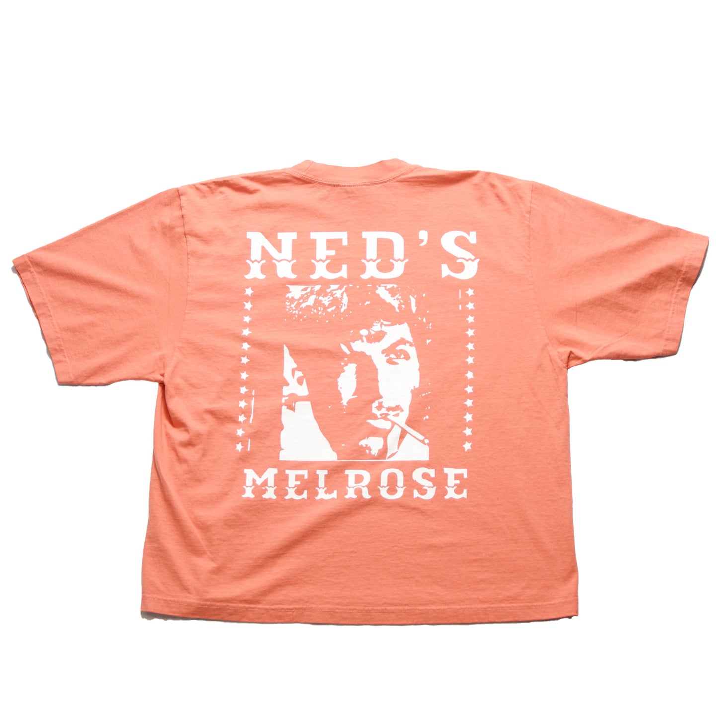 Neds Melrose - Prosperity - T-shirt - Peach - Back - Drop Shoulder - Streetwear