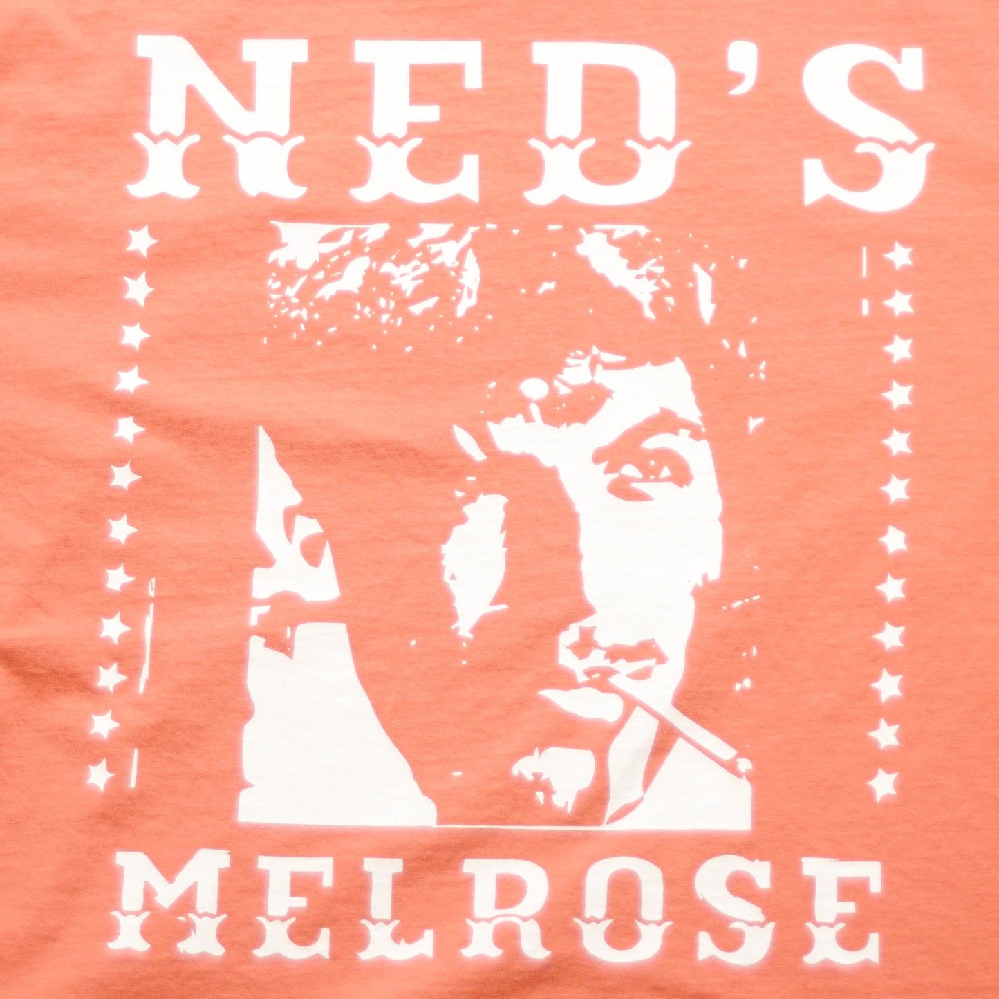 Neds Melrose - Prosperity - T-shirt - Peach - Back - Drop Shoulder - Streetwear 