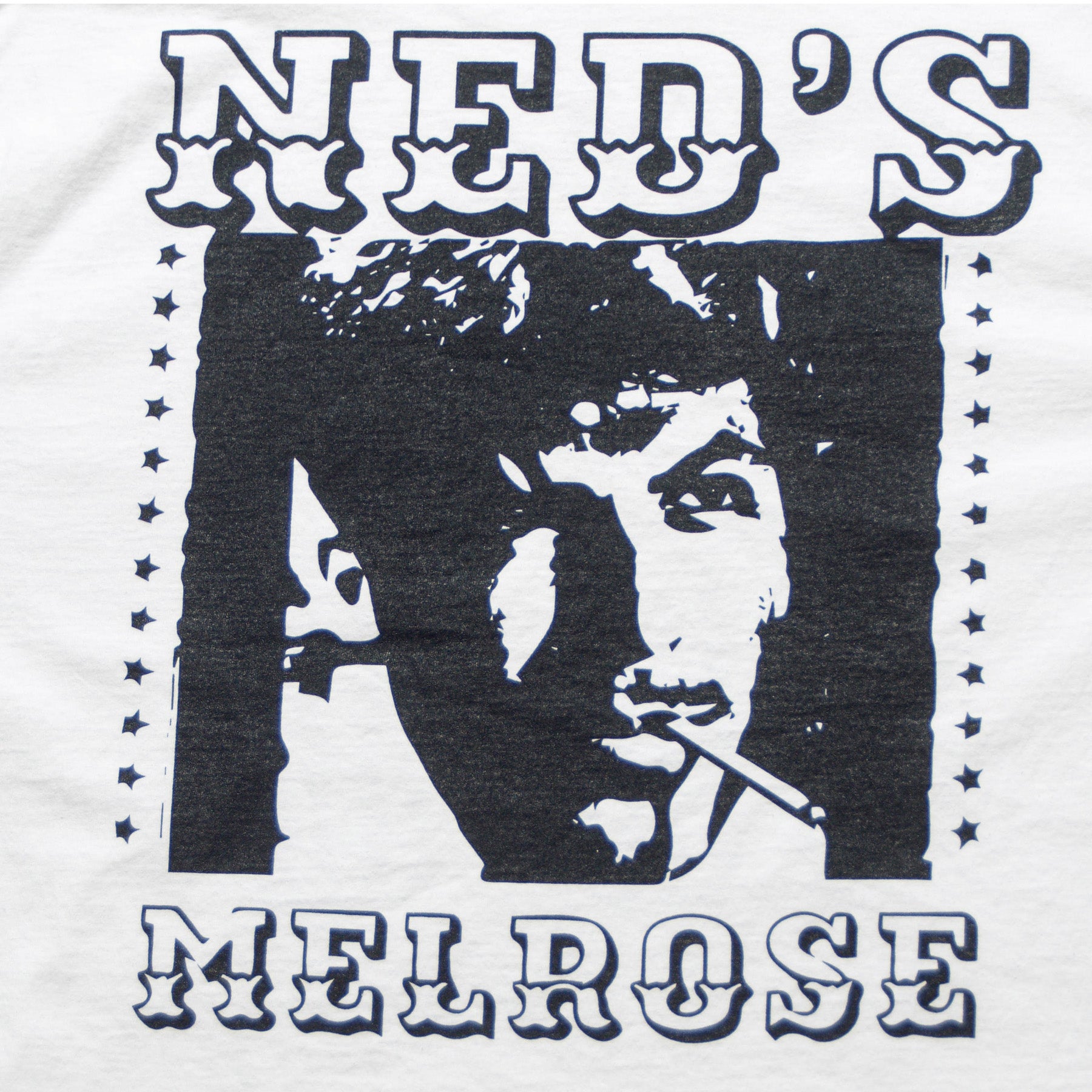 Neds Melrose - Prosperity - T-shirt - White - Front - Drop Shoulder - Streetwear