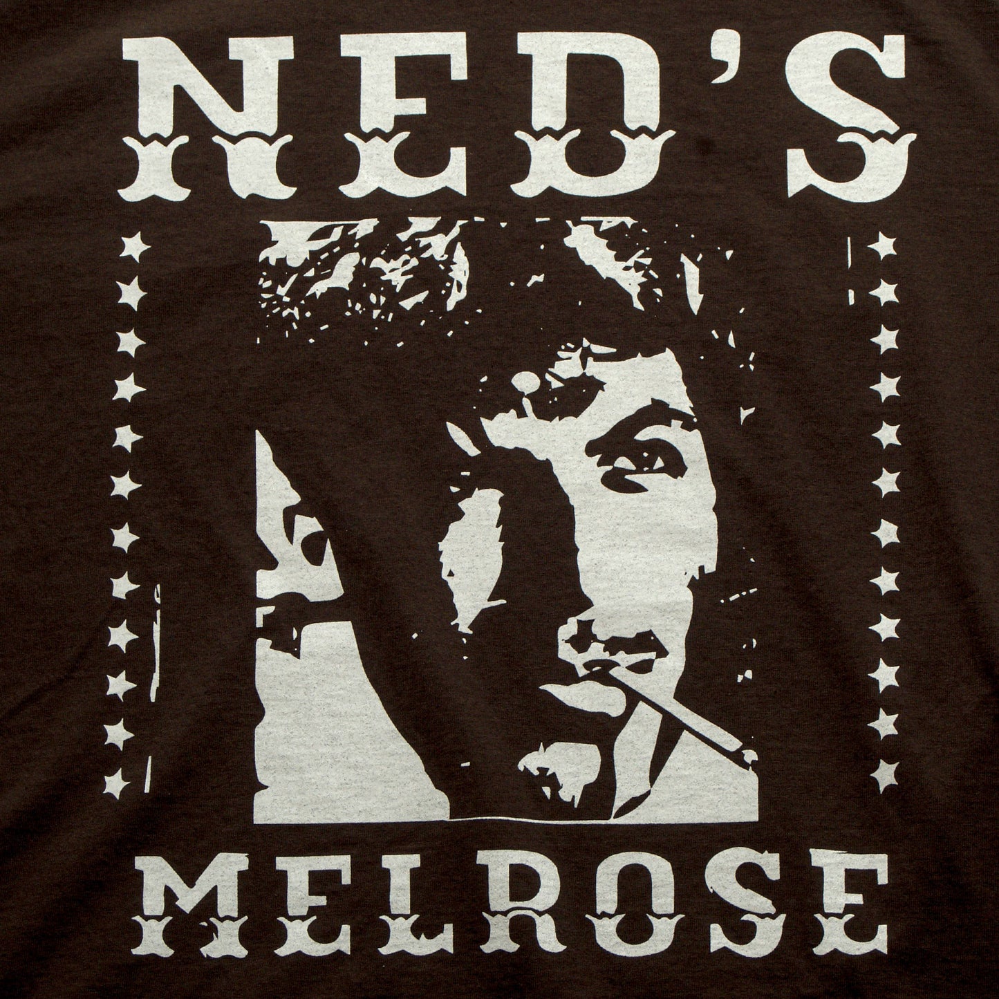 Neds Melrose - Ned's OG - T-shirt - Mocha - Front - Drop Shoulder - Streetwear