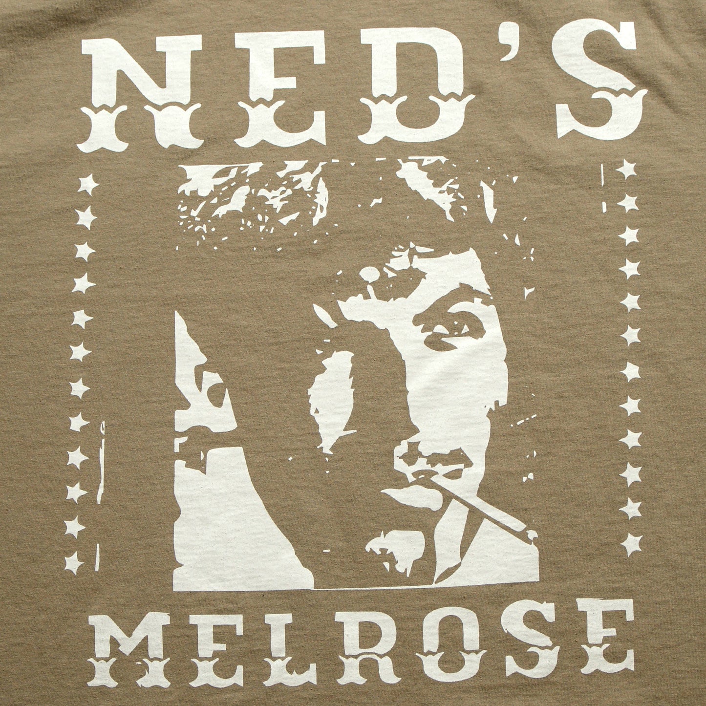 Neds Melrose - Ned's OG - T-shirt - Oatmeal - Front - Drop Shoulder - Streetwear