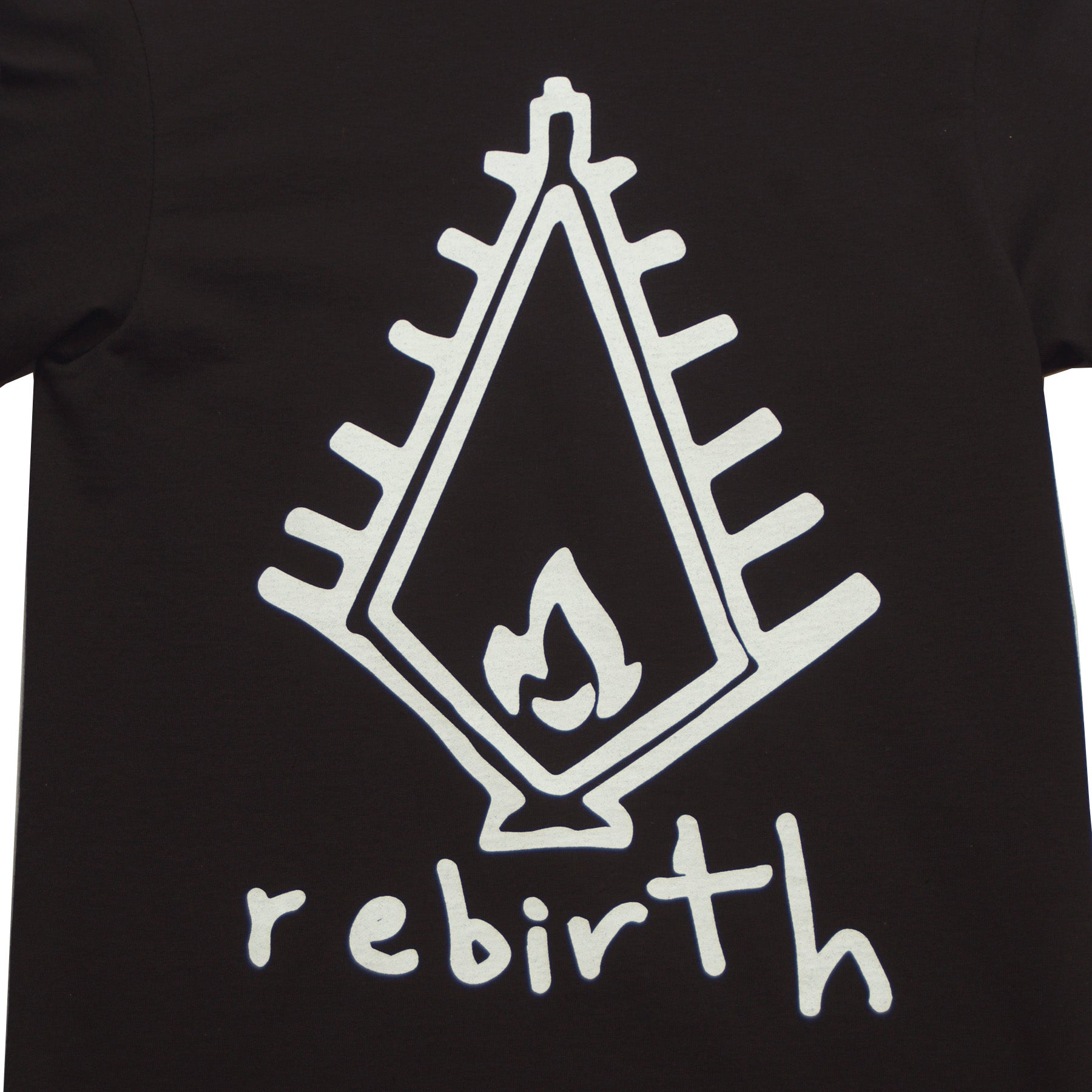 Neds - Melrose - Rebirth - LongSleeve - Black - Front - FittedT - Streetwear