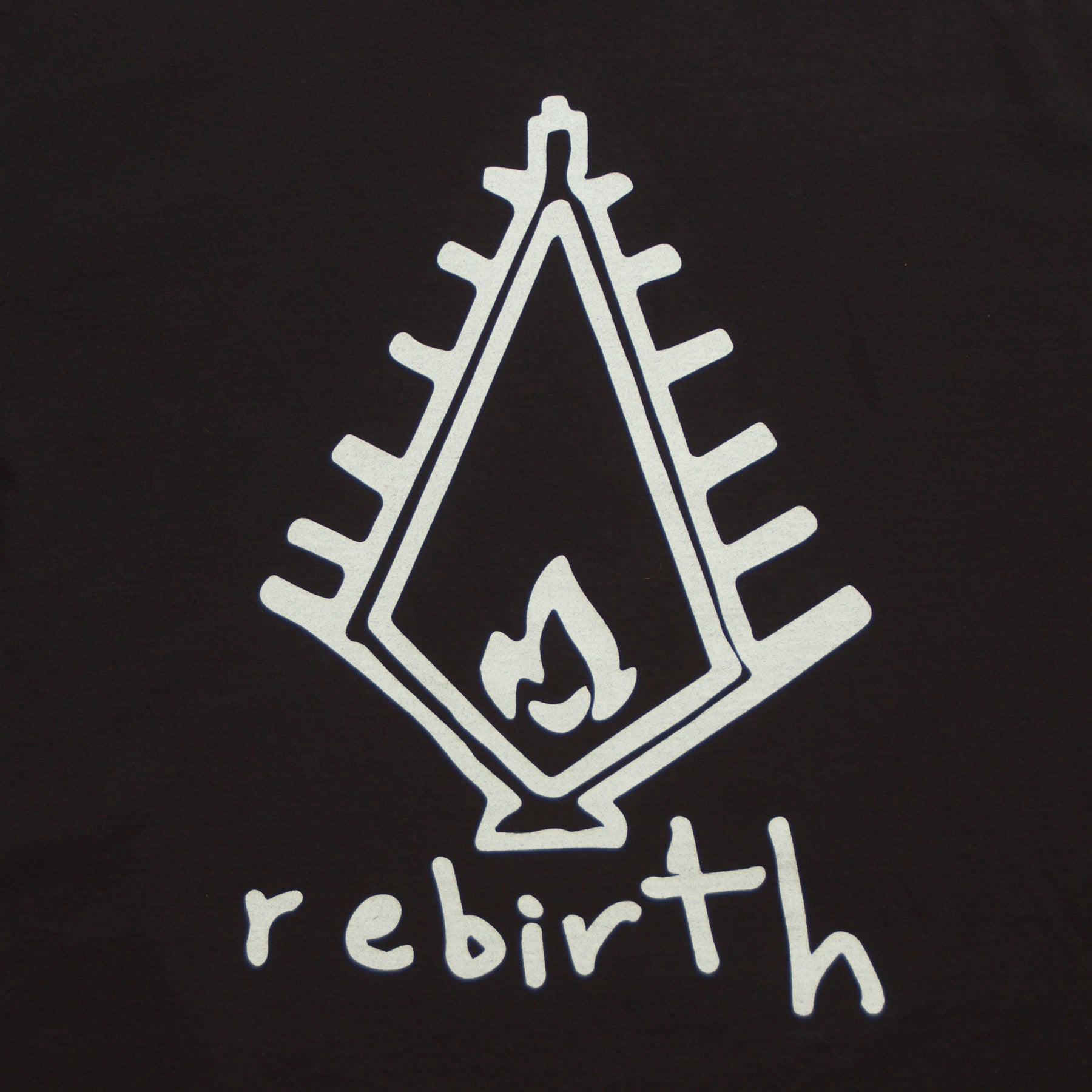 Neds Melrose - Rebirth - T-Shirt - Black - Front - Drop Shoulder - Streetwear