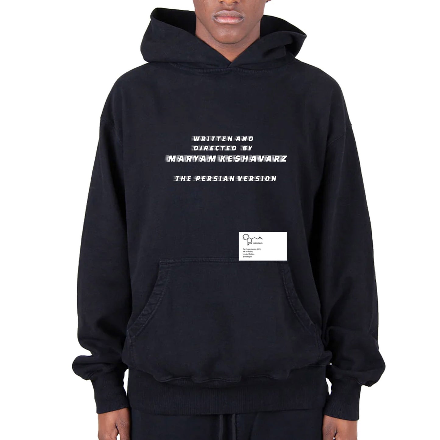 The Persian Version - Writer Director Maryam Keshavarz - Hoodie - Black - Front - Neds Melrose