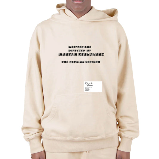 The Persian Version - Writer Director Maryam Keshavarz - Hoodie - Cream - Front - Neds Melrose