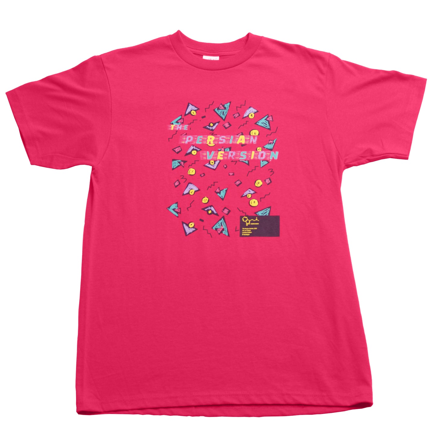 The Persian Version - Official Movie Wear - T-Shirt - Pink - Front - Neds Melrose