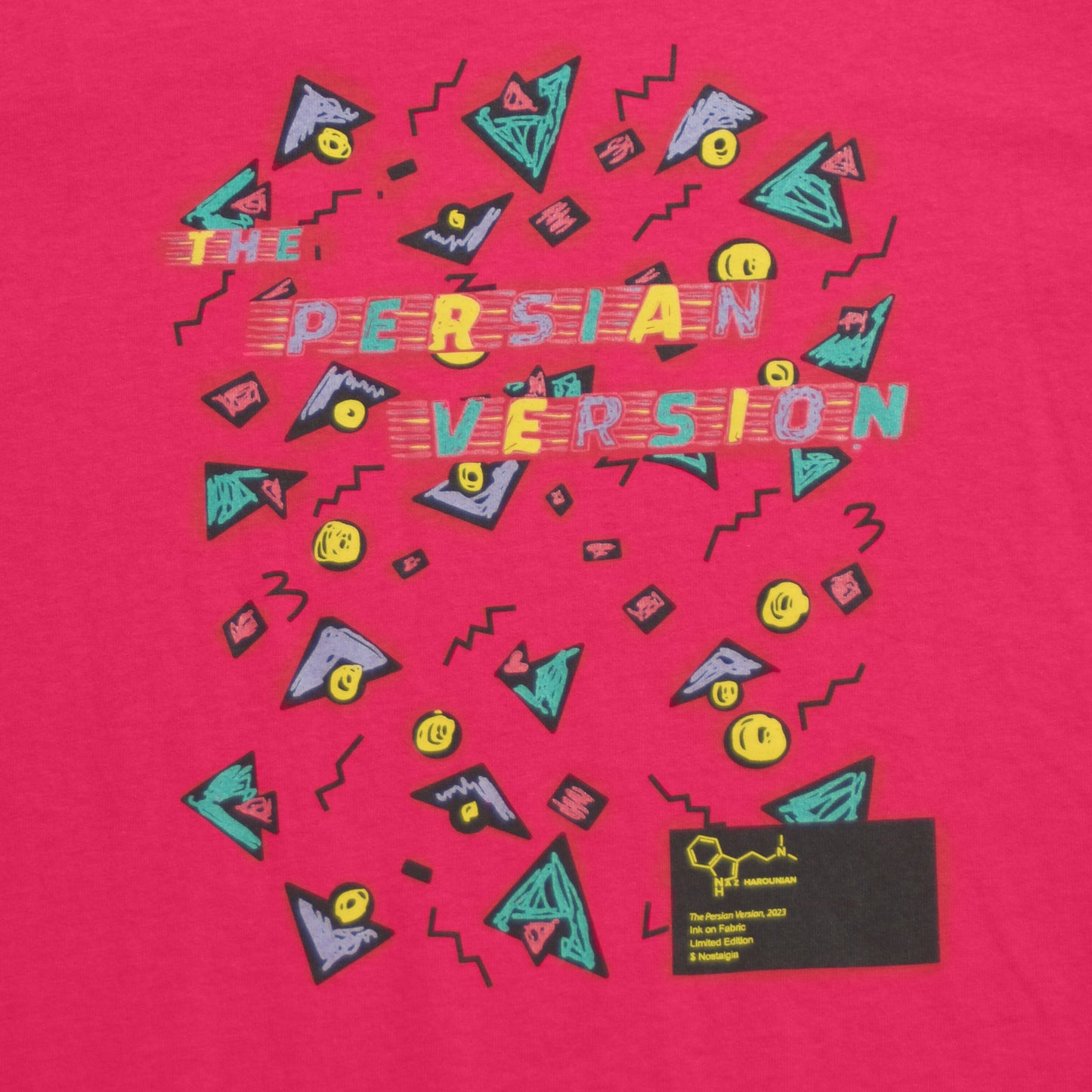 The Persian Version - Official Movie Wear - T-Shirt - Pink - Front - Neds Melrose