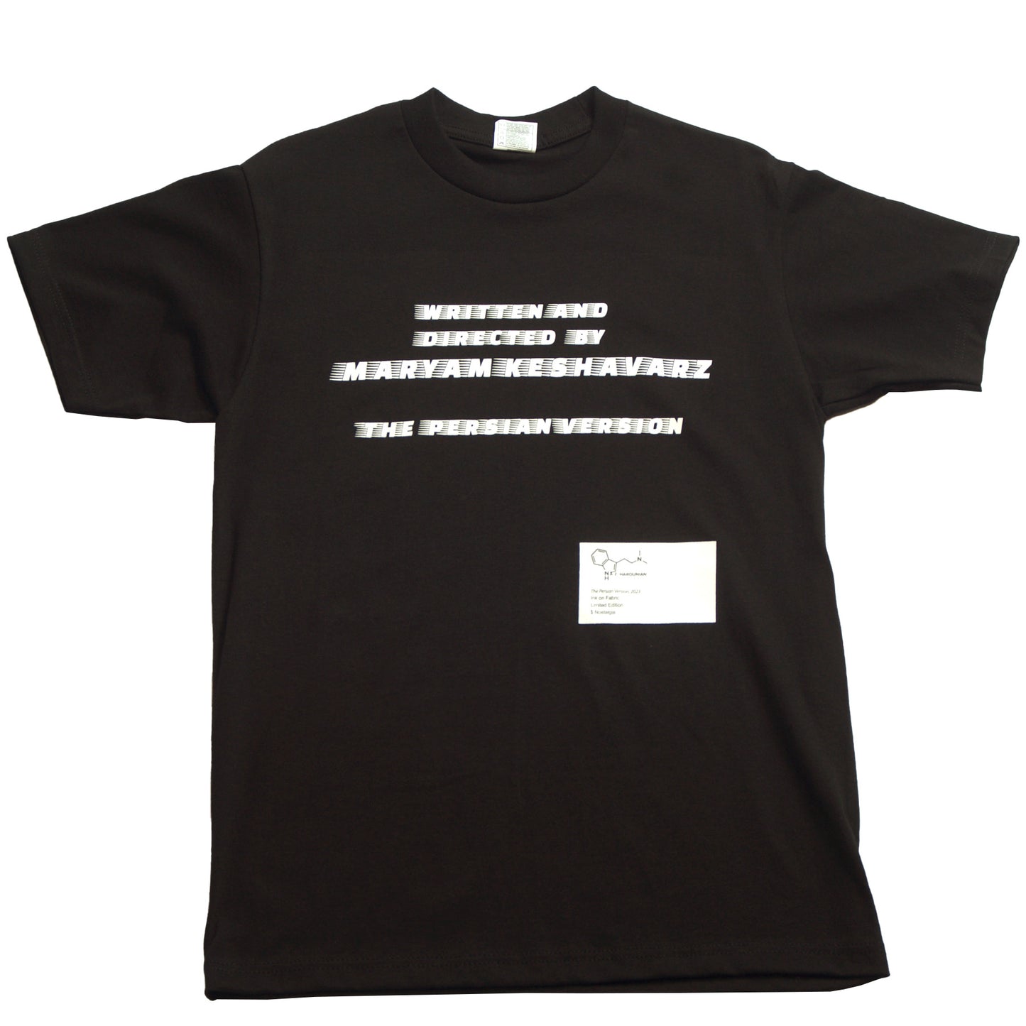 The Persian Version - Writer Director Maryam Keshavarz - T- Shirt - Black - Front - Neds Melrose