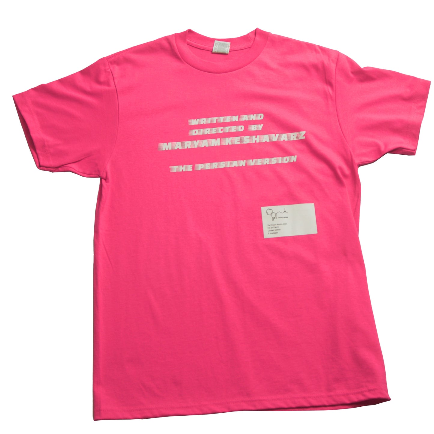 The Persian Version - Writer Director Maryam Keshavarz - T-Shirt - Pink - Front - Neds Melrose